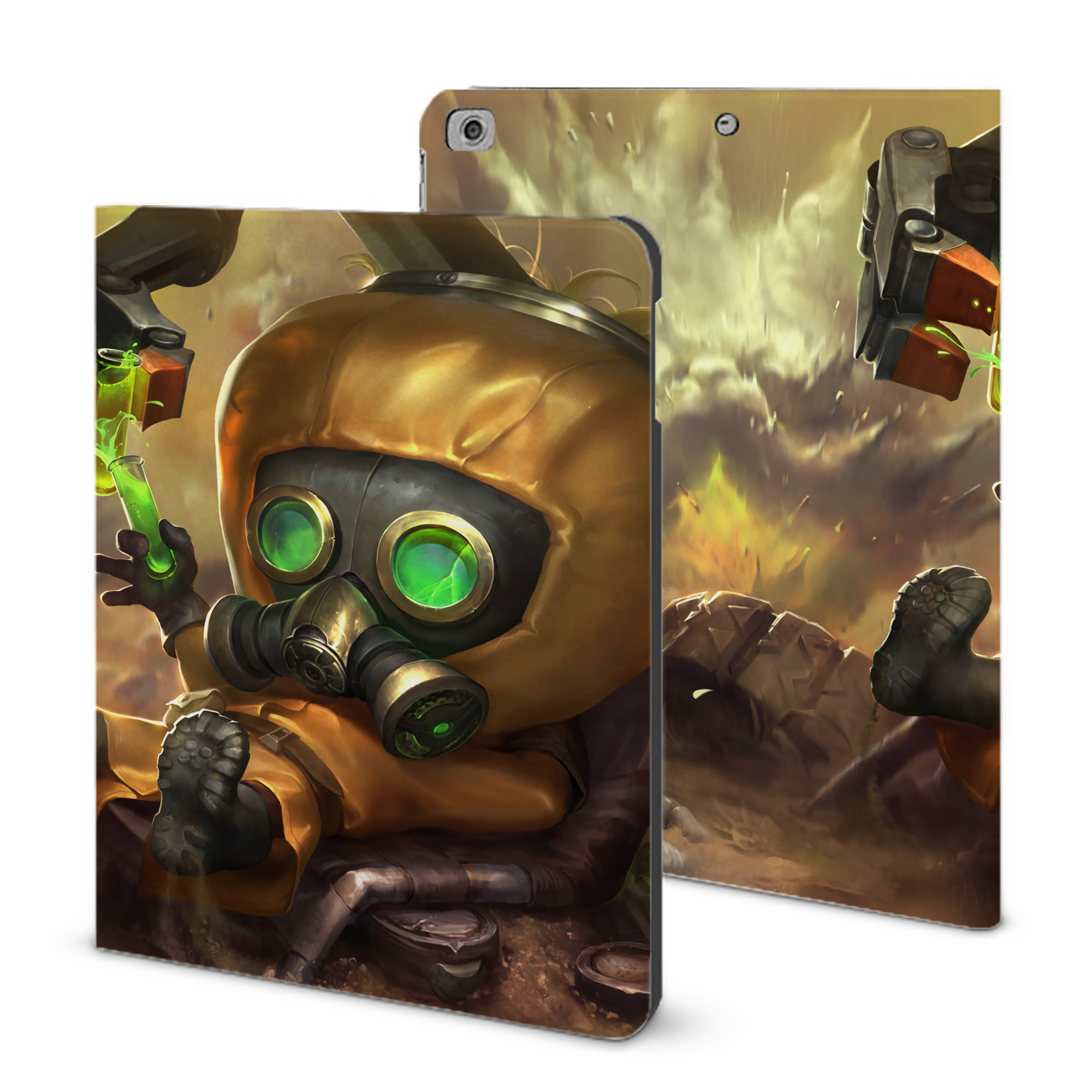 （画像用） リーグ・オブ・レジェンド League of Legends LOL IPad ケース ブック型 PUレザー TPU 耐衝撃 軽量 薄型 ペン収納なし 全面保護 IPad 各モデル対応